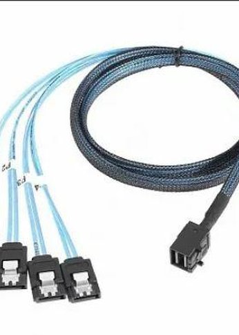 Кабель LSI LSI00411 SERVER ACC CABLE MINI-SAS HD/TO SATA DATA 1M  LSI (L5-00221-00)