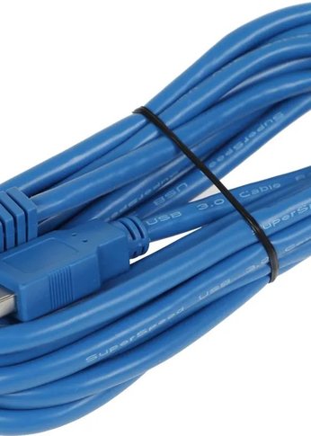 Кабель Ningbo micro USB 3.0 B (m) USB A(m) 3м синий блистер