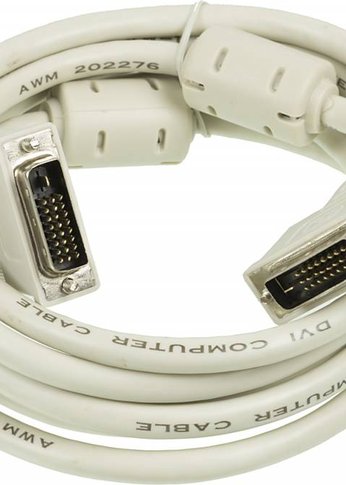 Кабель Ningbo RD-DVI-3-BR DVI-D Dual Link (m) DVI-D Dual Link (m) 3м феррит.кольца серый блистер