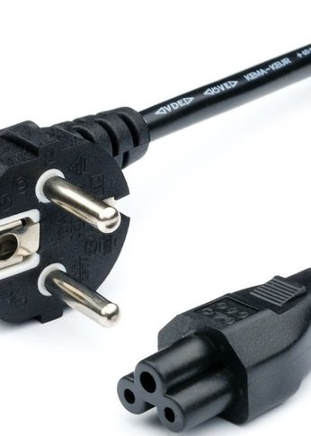 Кабель питания для БП ноутбуков Schuko - IEC-320-C5, 1.8м, 00-00024056