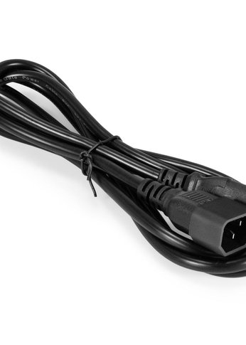 Кабель питания ExeGate EC-1,8P VDE-250V-3*1,00mm2 1.8м IEC 320 C13 - IEC 320 C14 черный (EP280626RUS)