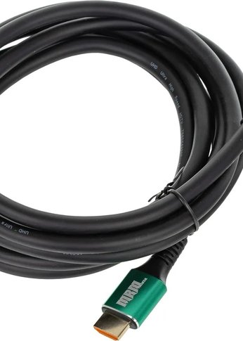 Кабель Premier 12392 HDMI (m)/HDMI (m) 3м. позолоч.конт. черный (012392)