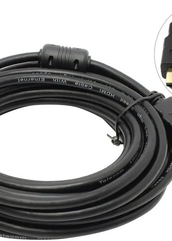 Кабель Premier 5-813 HDMI (m)/HDMI (m) 15м. феррит.кольца позолоч.конт. черный (5-813 15.0)