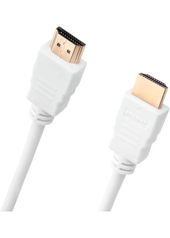 Кабель Rexant (17-6204-1) HDMI - HDMI 1.4, 2м, Gold, белый