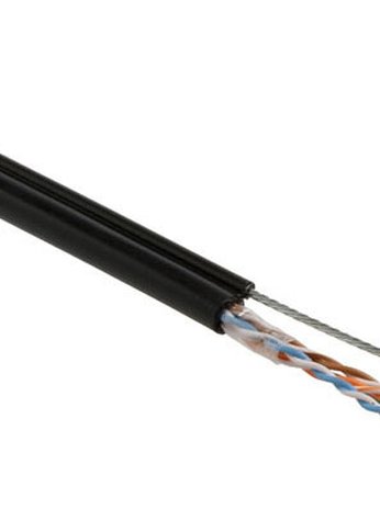 Кабель сетевой Hyperline UUTP4-C5E-S24-SW-OUT-PE-BK-500 кат.5E U/UTP 4X2X24AWG PE внешний 500м черный