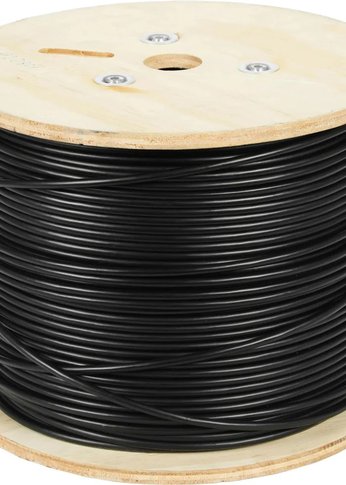 Кабель сетевой Lanmaster LAN-5EFTP-OUT кат.5E F/UTP 4X2X24AWG PE внешний 305м черный