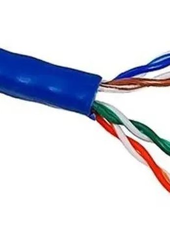 Кабель сетевой Lanmaster LAN-5EUTP-LSZH-BL кат.5E U/UTP 4X2X24AWG LSZH внутренний 305м синий