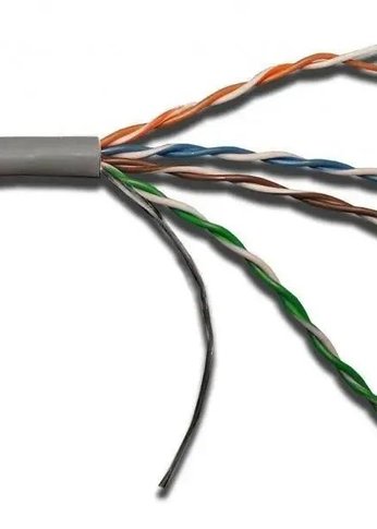 Кабель сетевой Lanmaster LAN-5EUTP-PT-LSZH-GY кат.5E U/UTP 4X2X24AWG LSZH внутренний 305м серый