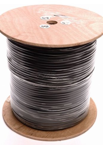 Кабель сетевой Lanmaster LAN-6EUTP-OUT кат.6 U/UTP 4X2X23AWG PE 305м черный