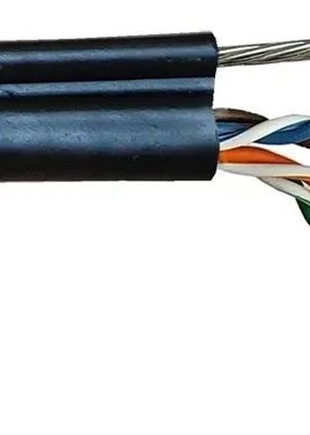 Кабель сетевой Lanmaster TWT-5EUTP-OUT-TR кат.5E U/UTP 4X2X24AWG PE внешний 305м черный