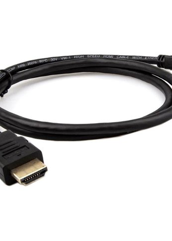 Кабель Telecom HDMI-19M --- MicroHDMI-19M ver 2.0+3D/Ethernet,1m <TCG206-1M>