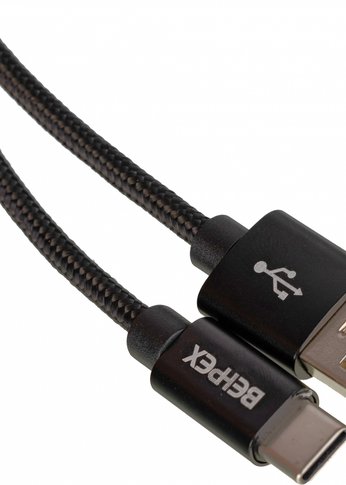 Кабель USB (m)-USB Type-C (m) 1м черный