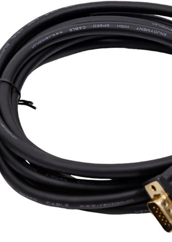 Кабель Vention DVI-I Dual link 24+5M/VGA 15M с ферритовым фильтром - 3м.