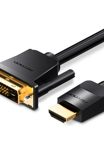 Кабель Vention HDMI 19M/DVI-D Dual link 25M - 5 м.