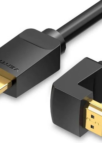 Кабель Vention HDMI High speed v2.0 with Ethernet 19M/19M угол 270 - 3м