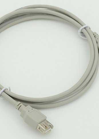 Кабель-удлинитель USB A(m) USB A(f) 1.8м серый