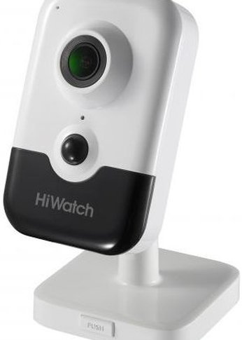 Камера IP 2MP HiWatch DS-I214(B) 4-4mm цв. корп.:белый/черный (DS-I214(B) (4mm)