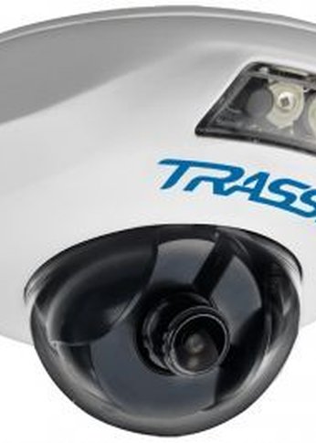 Камера IP 2MP Trassir TR-D4121IR1 2.8-2.8mm цв. корп.:белый (TR-D4121IR1 (2.8mm)