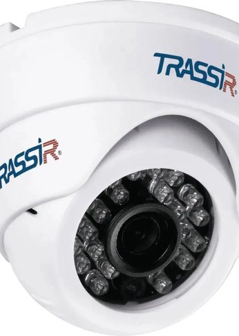 Камера IP 2MP Trassir TR-D8121IR2W 2.8-2.8mm цв. корп.:белый (TR-D8121IR2W (2.8mm)