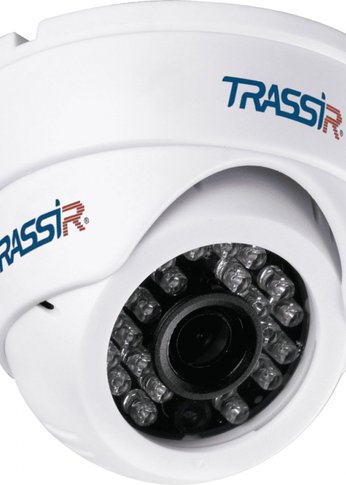 Камера IP 2MP Trassir TR-D8121IR2W 2.8-2.8mm цв. корп.:белый (TR-D8121IR2W (2.8mm)