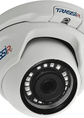 Камера IP 4MP Trassir TR-D4S5 v2 2.8-2.8mm цв. корп.:белый