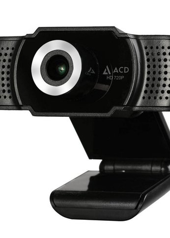 Камера Web ACD-Vision UC400 CMOS 1.3МПикс, 1280x720p, 30к/с, микрофон встр., кабель USB 2.0 1.5м, шторка объектива, универс. крепление, черный корп.