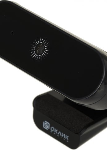 Камера Web Oklick OK-C008FH черный 2Mpix (1920x1080) USB2.0 с микрофоном