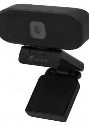 Камера Web Oklick OK-C015HD черный 1Mpix (1280x720) USB2.0 с микрофоном