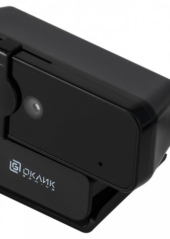 Камера Web Oklick OK-C21FH черный 2Mpix (1920x1080) USB2.0 с микрофоном