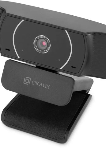 Камера Web Оклик OK-C016HD черный 1Mpix (1280x720) USB2.0 с микрофоном