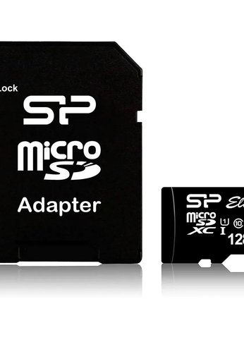 Карта памяти microSD 128GB Silicon Power Elite microSDXC Class 10 UHS-I (SD адаптер)