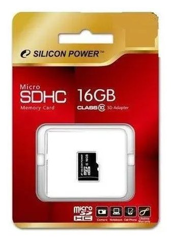 Карта памяти microSD 16GB Silicon Power microSDHC Class 10