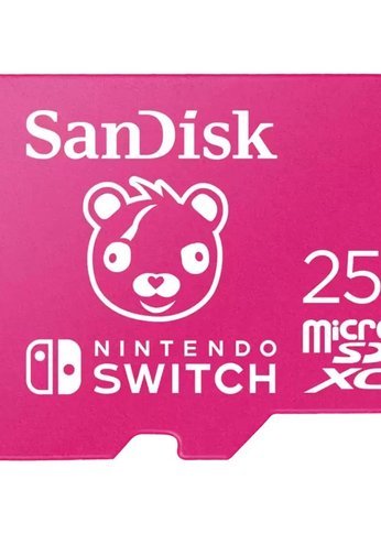 Карта памяти microSD 256GB SanDisk microSDXC Class 10 UHS-I A1 C10 V30 U3 for Nintendo Switch 100/90 MB/s