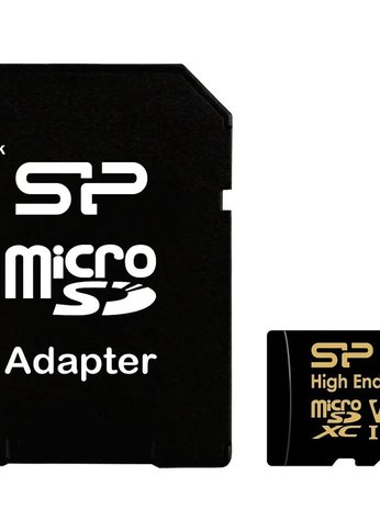 Карта памяти microSD 256GB Silicon Power  microSDHC Class 10 UHS-I A1 V30 U3 (SD адаптер) 100MB/s