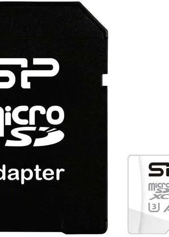 Карта памяти microSD 256GB Silicon Power Superior A2 microSDXC Class 10 UHS-I U3 Colorful 100/80 Mb/s (SD адаптер)