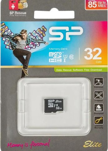 Карта памяти microSD 32GB Silicon Power Elite microSDHC Class 10 UHS-I