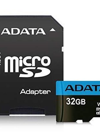 Карта памяти microSDHC 32Gb A-Data W/ADAP. AUSDH32GUICL10A1-RA1