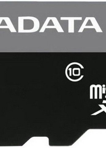 Карта памяти microSDHC 32Gb Class10 A-Data AUSDH32GUICL10-RA1 + adapter