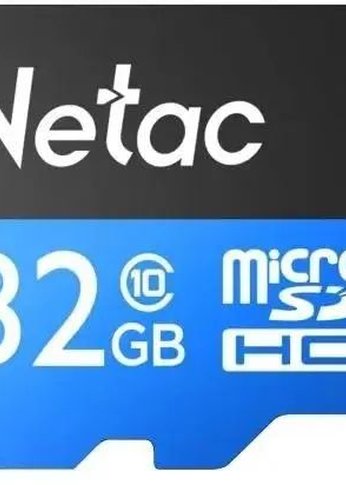 Карта памяти microSDHC 32Gb Class10 Netac NT02P500STN-032G-S P500 w/o adapter