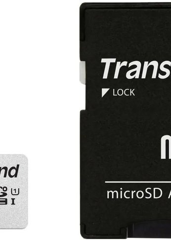 Карта памяти microSDHC 32Gb Class10 Transcend TS32GUSD300S-A + adapter