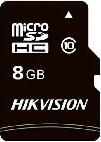 Карта памяти microSDHC 8Gb Class10 Hikvision HS-TF-C1(STD)/8G/ZAZ01X00/OD C1 w/o adapter