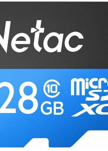 Карта памяти microSDXC 128Gb Class10 Netac NT02P500STN-128G-S P500 w/o adapter