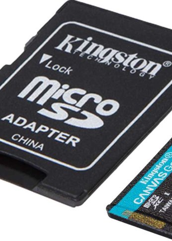 Карта памяти microSDXC 256Gb Class10 Kingston SDCG3/256Gb Canvas Go! Plus + adapter