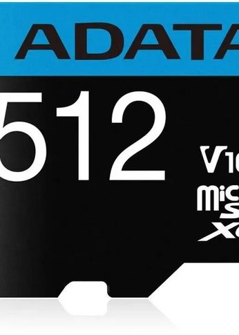 Карта памяти microSDXC 512GB Adata AUSDX512GUICL10A1-RA1