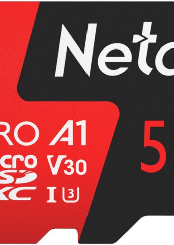 Карта памяти microSDXC 512Gb Class10 Netac NT02P500PRO-512G-R P500 Extreme Pro + adapter