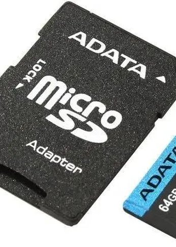 Карта памяти microSDXC 64Gb A-Data CLASS10 W/A AUSDX64GUICL10A1-RA1