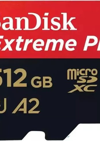 Карта памяти SD 512Tb SanDisk SDXC Class 10 V30 UHS-I U3 Extreme Pro 200/140MB/s