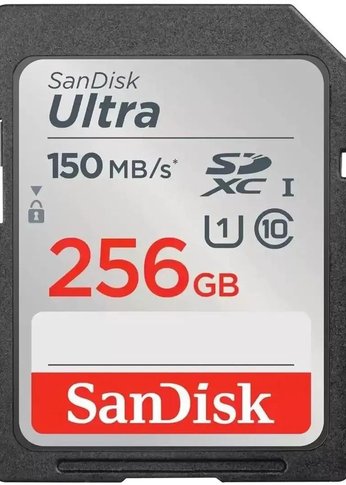 Карта памяти SDXC 256GB Sandisk UHS-I SDSDUNC-256G-GN6IN