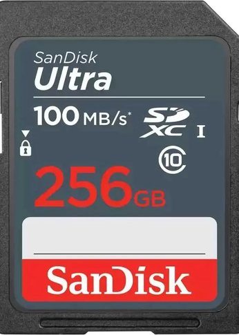 Карта памяти SDXC 256Gb Sandisk UHS-I SDSDUNR-256G-GN3IN