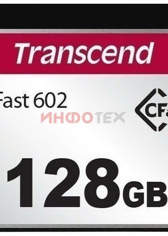 Карта памяти Transcend 128GB, CFast 2.0, SATA3, MLC, WD-15